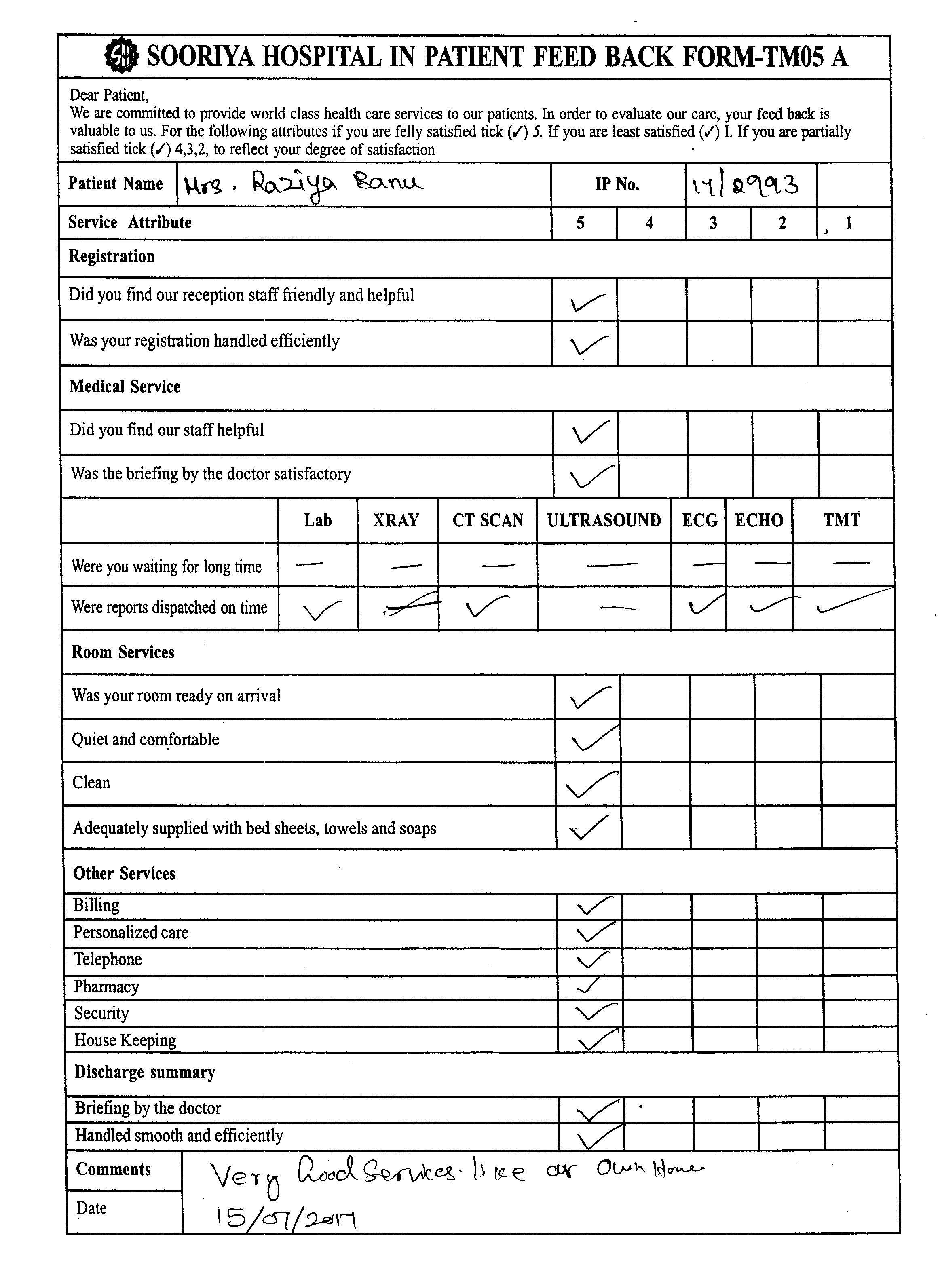 Multi Speciality Hospitals in Chennai